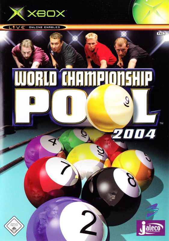 World Championship Pool 2004 box art for Xbox